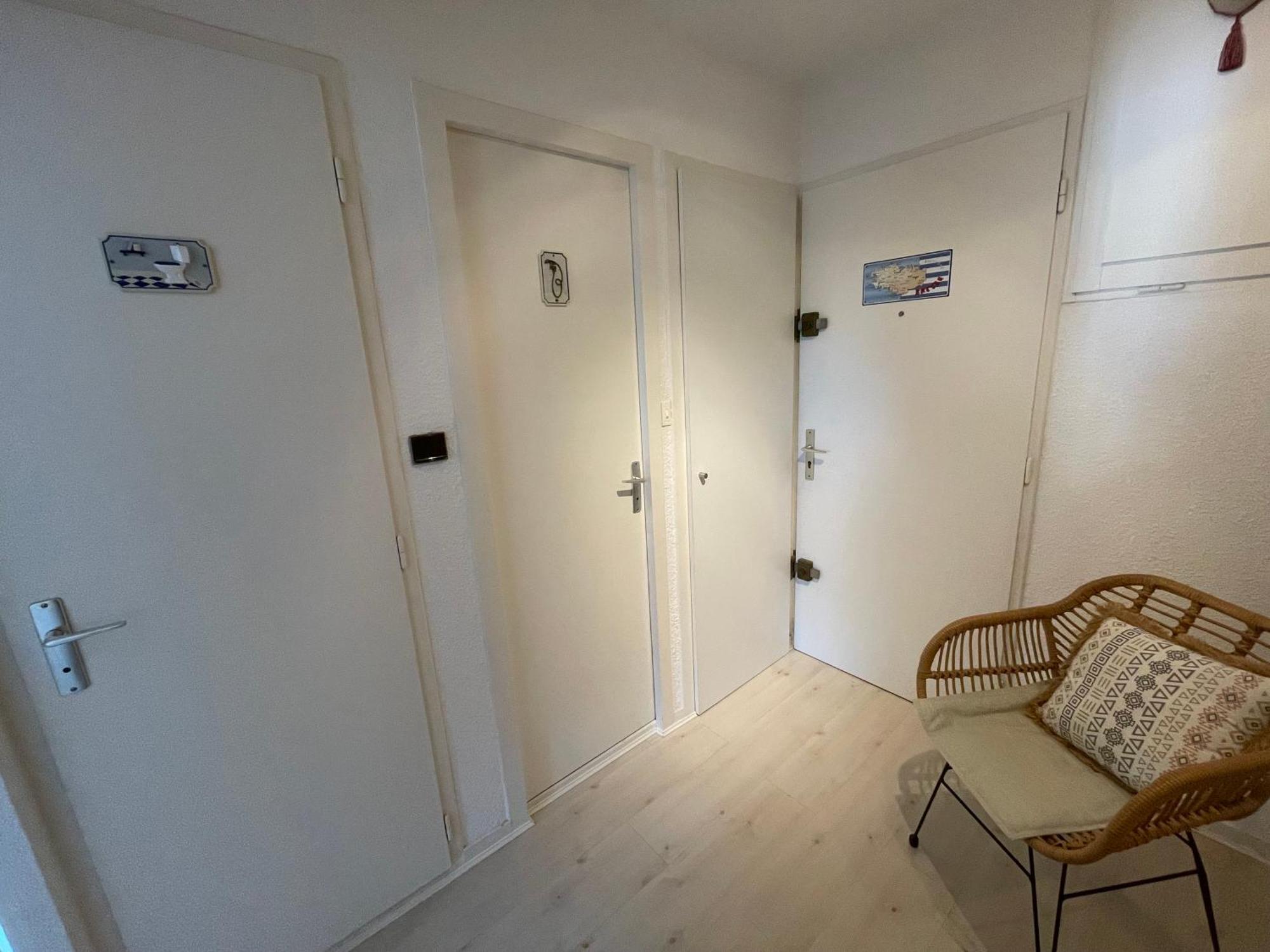 Studio Lumineux Avec Belle Terrasse Sur Espaces Verts, 100M Plage Carnac Exteriör bild